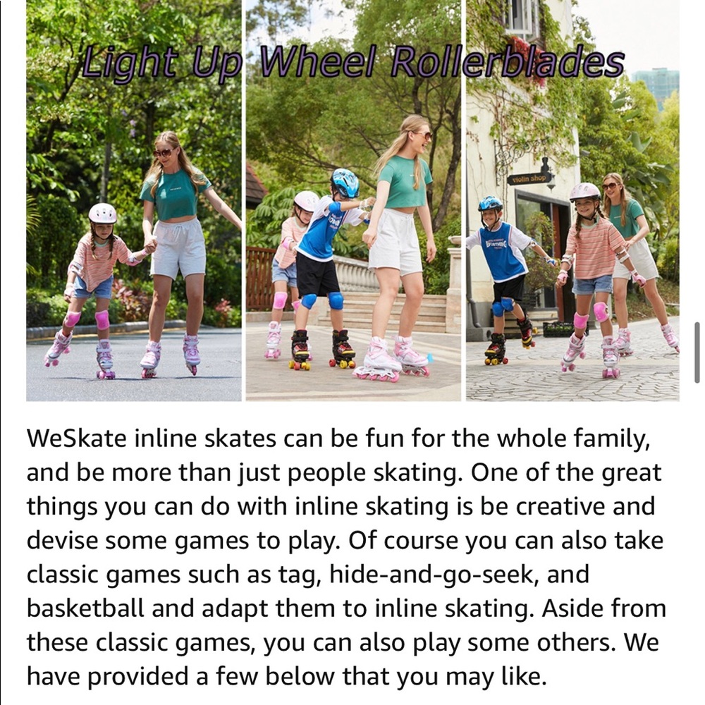 Blue Inline Skates with LED Wheels - Picture 13 of 13